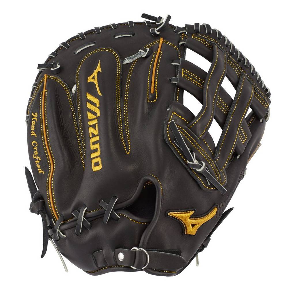 Mizuno Men's Pro Baseball First Base Catchers Mitt 13" Black (312661-EOK)